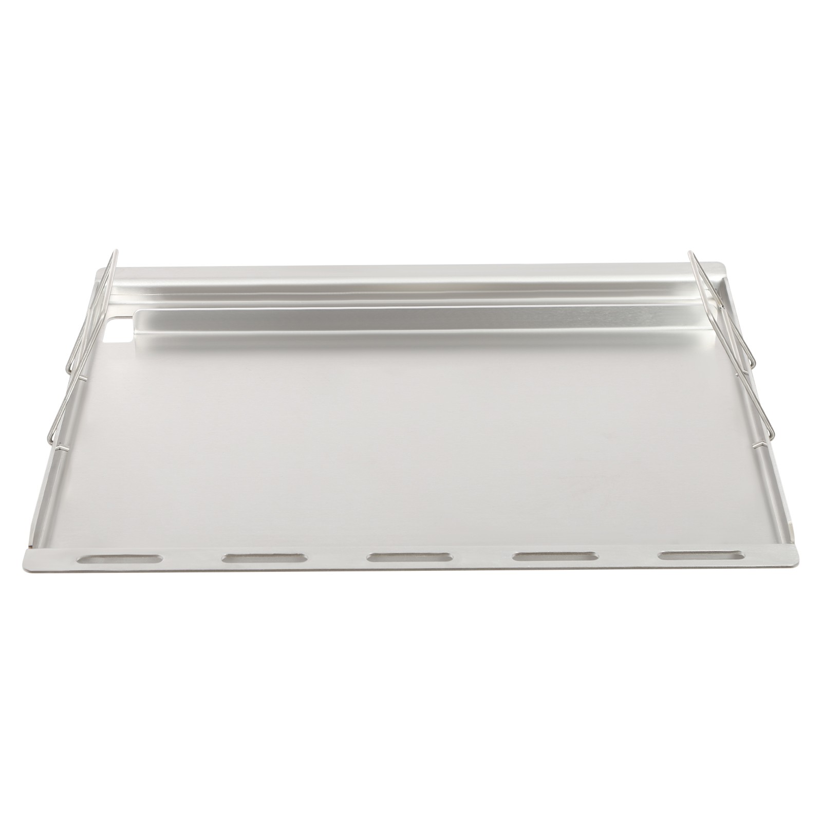 Stainless Steel Grill Plate, Grill Plate for Grill Replacement Part Silver
