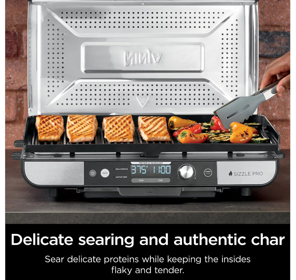 Ninja Sizzle Pro XL 20-in. Indoor Griddle and Grill NEW