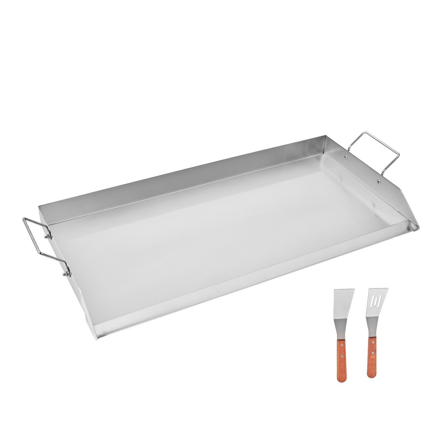 32×16 inch Stainless Steel Flat Top Griddle for Gas Grill, Teppanyaki, Camping