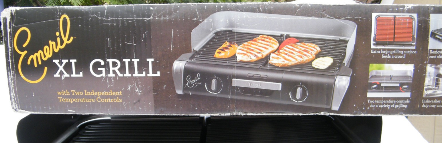 Emeril XL Grill Indoor Electric Grill 1700W Removable Plates Non-stick