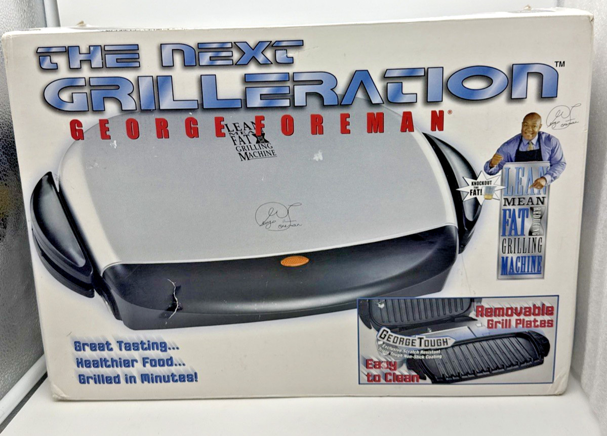 NEW The Next Grilleration George Foreman Grill FREE SHIPPING FROM MISSOURI