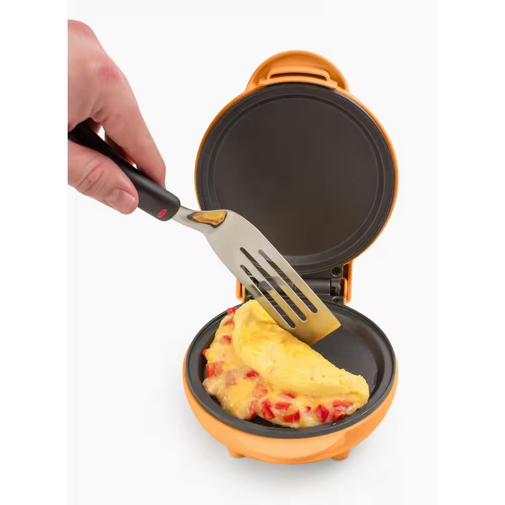Mymini 19.6 Sq. In. Orange Personal Electric Griddle