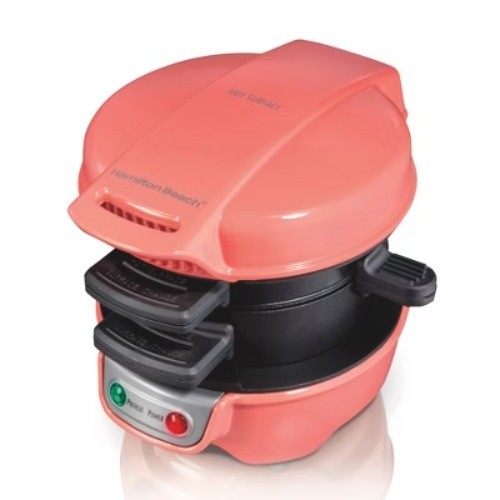 Hamilton Beach Sandwich Coral 25483: Nonstick Breakfast & Egg Maker