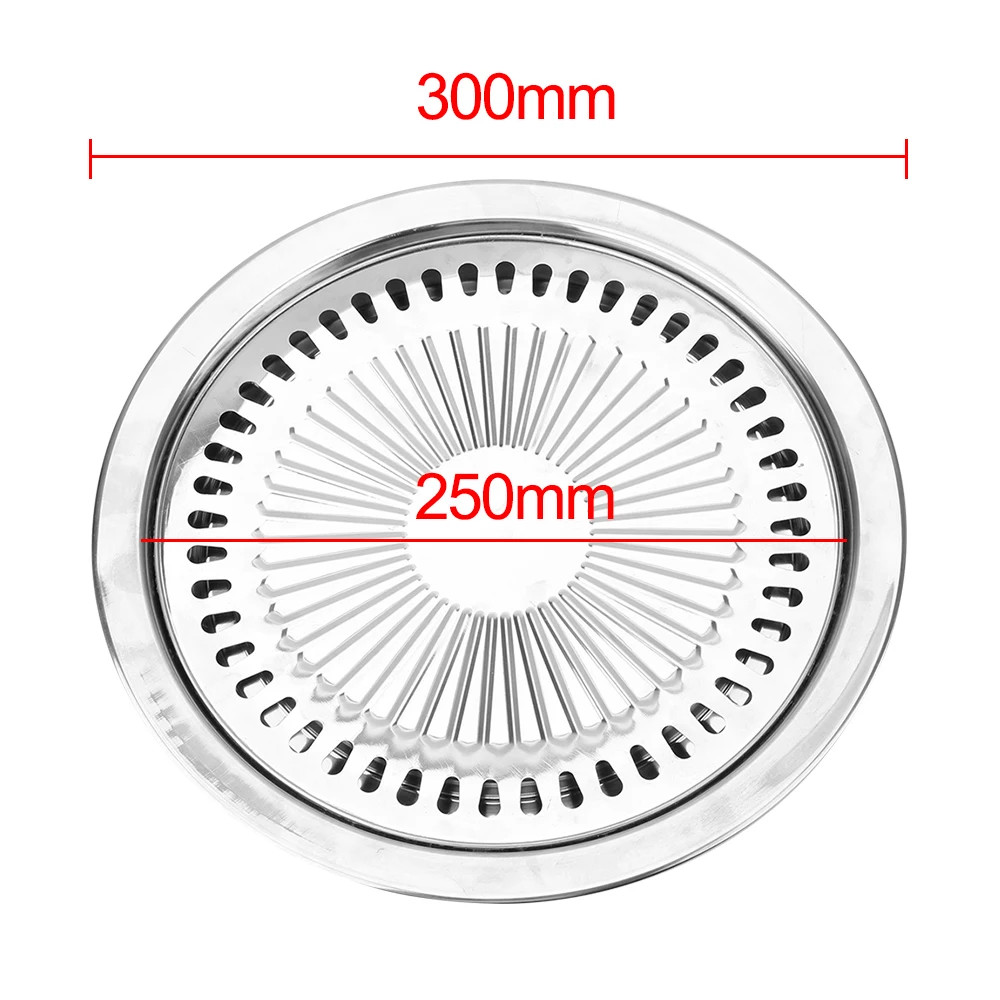 Smokeless Barbecue Grill Pan Non Stick Gas Stove Baking Tray