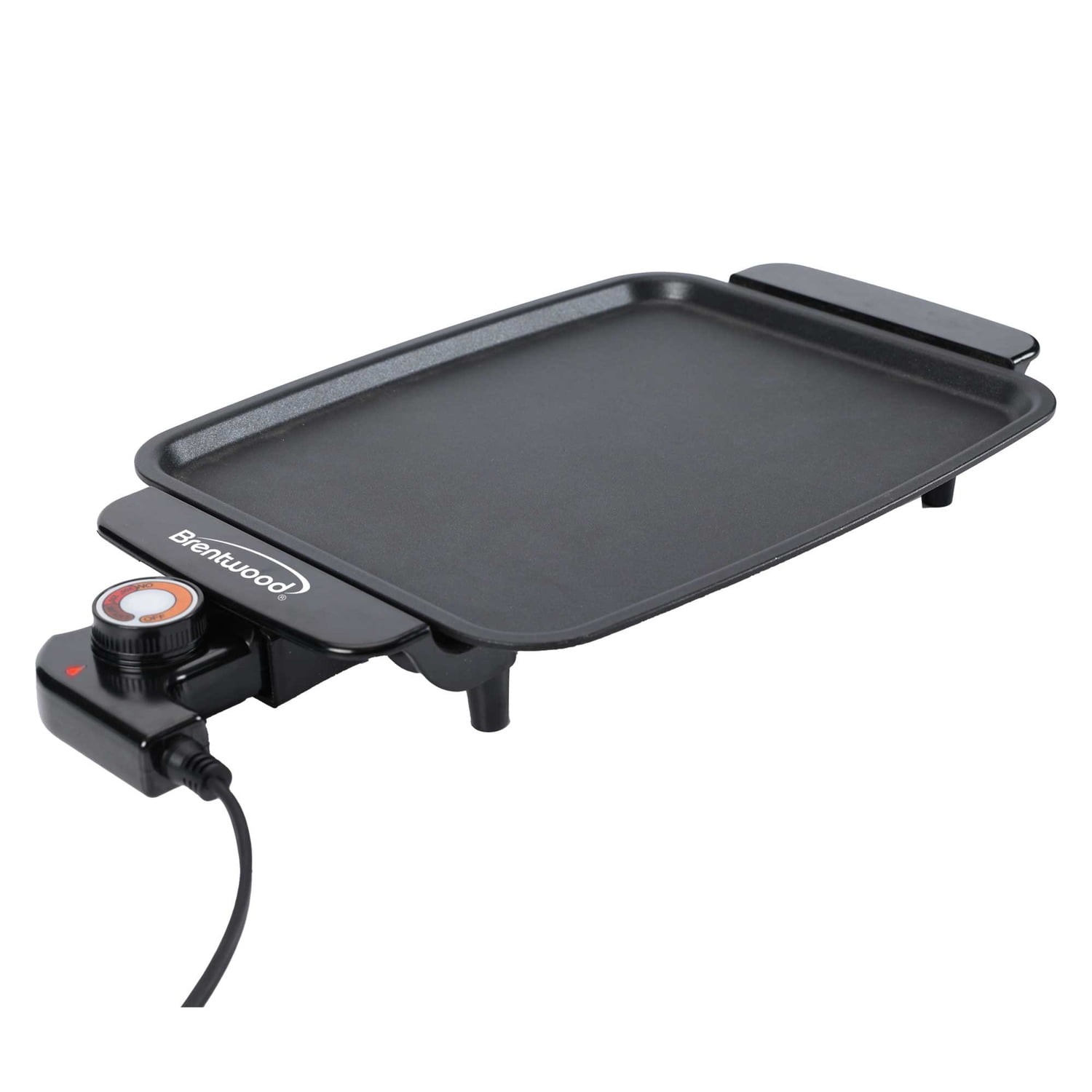 Brentwood 12-In. x 10-In. 1,200-Watt Electric Griddle with Ceramic Black, TS-810