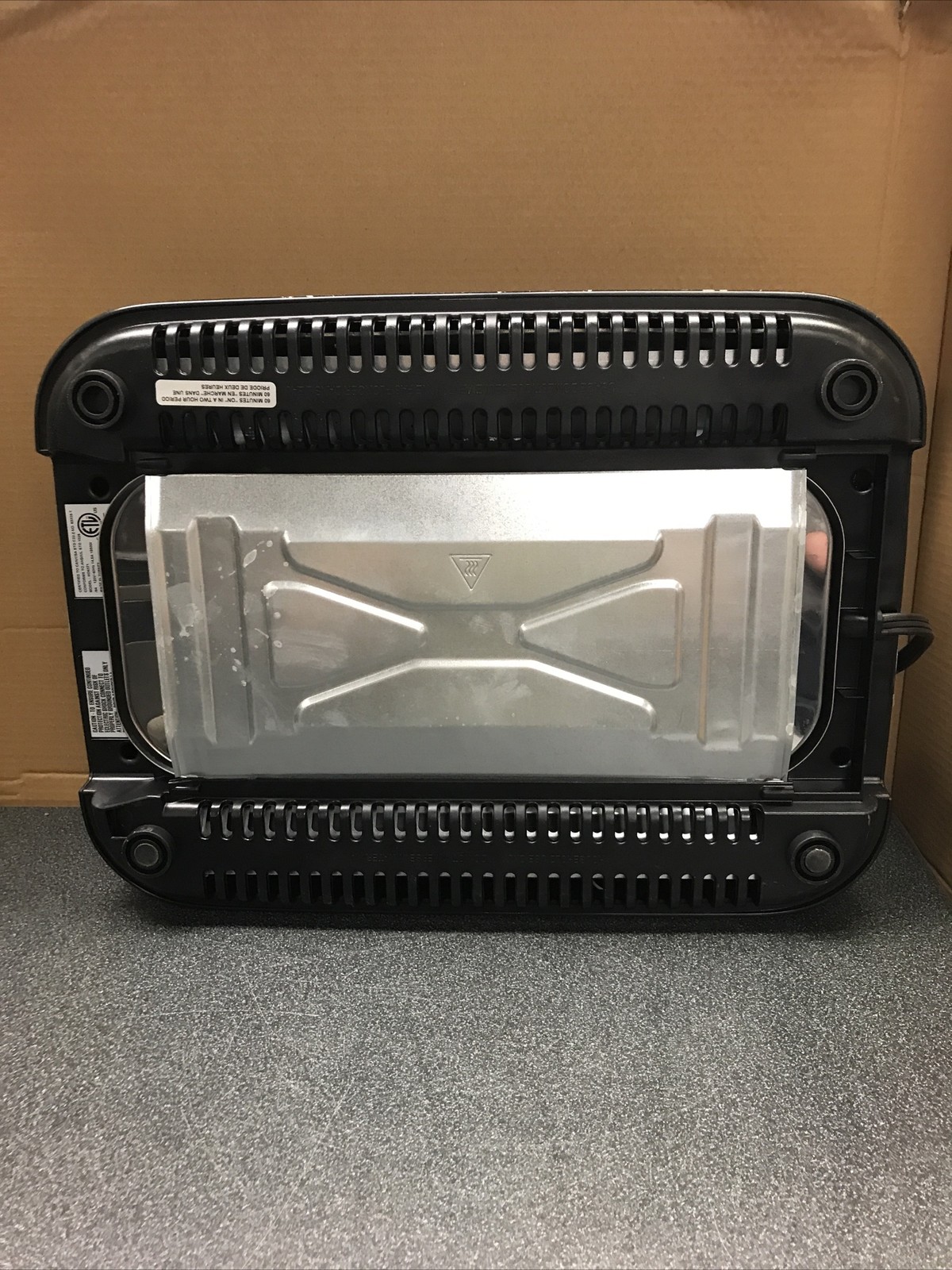 Philips HD6371 Smoke-less Indoor Electric Grill Avance Black Countertop WORKS