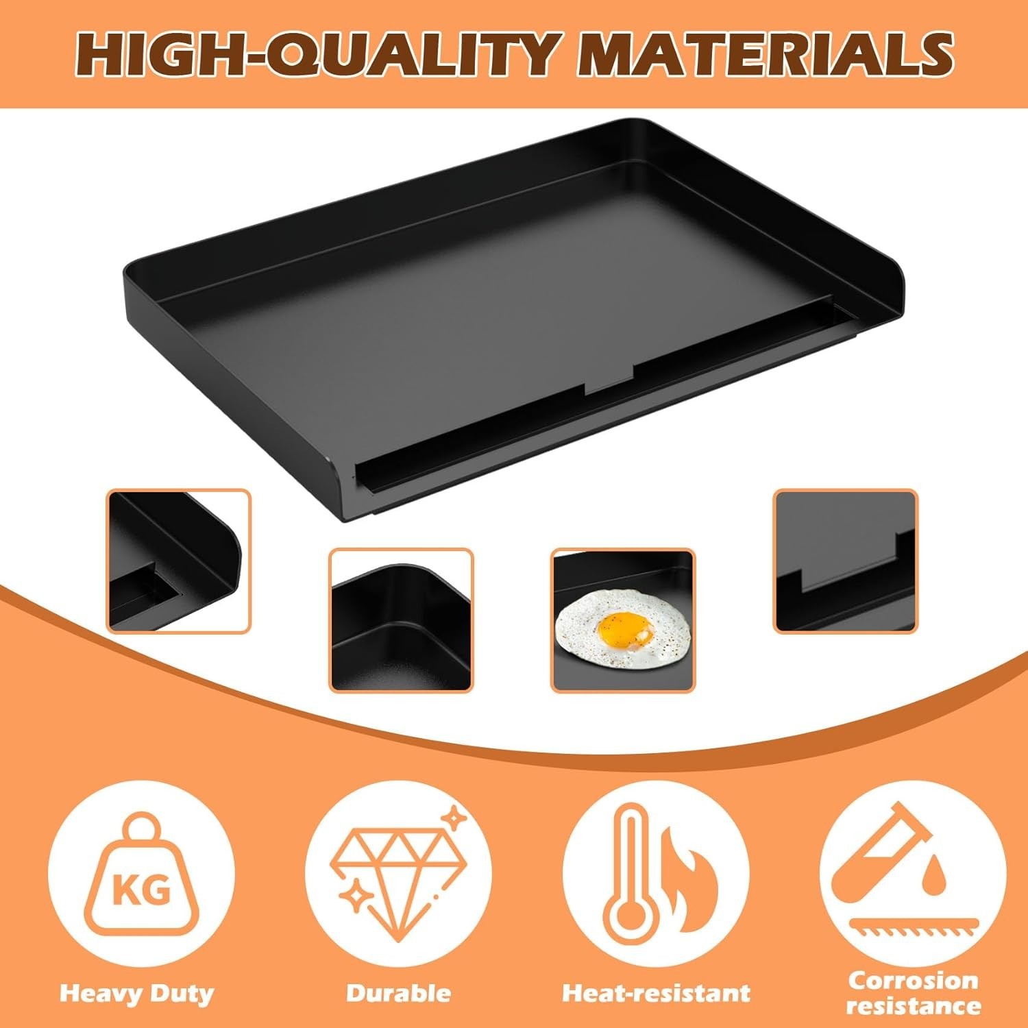 GR101 Grill Plate Replacement Part for Ninja Sizzle Smokeless Indoor