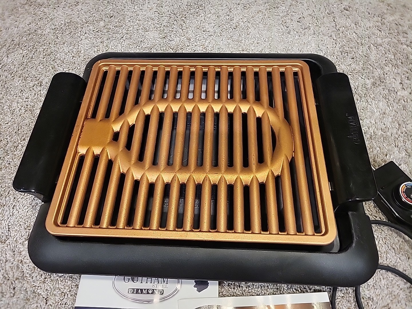 Electric Grill – Non-Stick, Smokeless, Indoor Grill – Counter Top Grill Camping