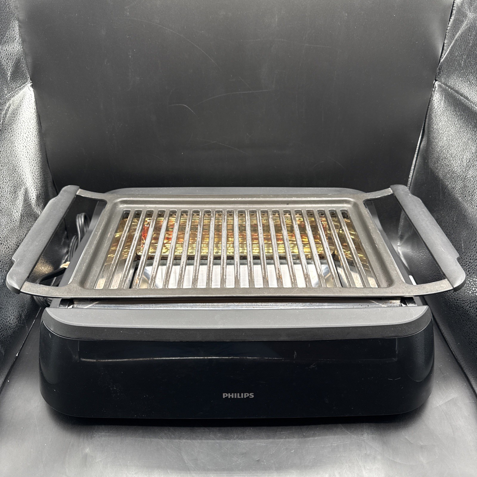 Philips Smokeless Indoor Grill Advanced 1660W Infrared Heat Cooker HD6371