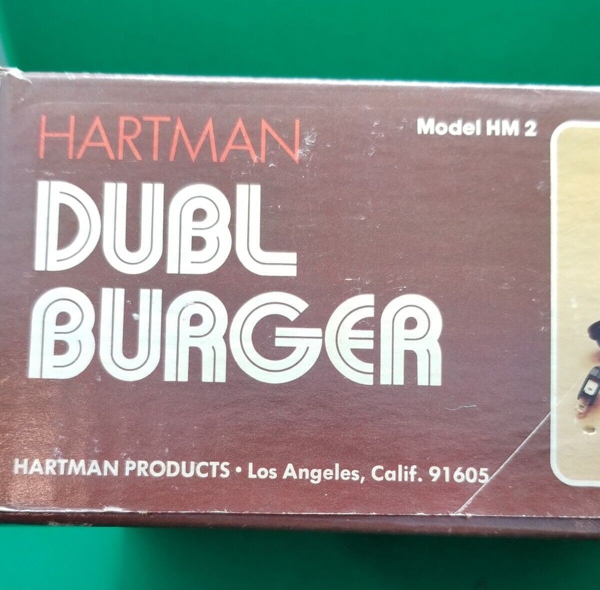 Vintage 1970’s Hartman DUBL BURGER NEW NOT USED Original Box Made In USA