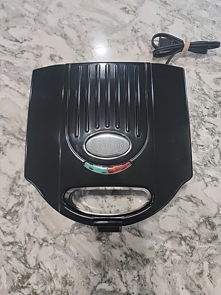Gotham Steel Dual Electric Sandwich Maker and Panini Grill Non-Stick Model 2108