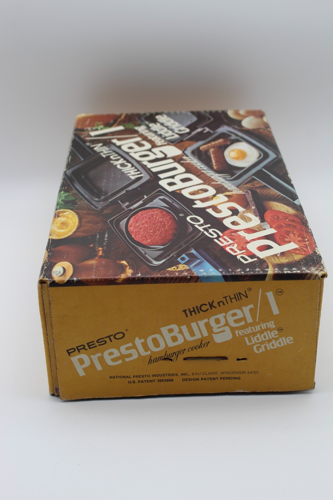 Vintage PRESTO Prestoburger 1 Cooker Grill Liddle Griddle #01/PB1 New Open Box