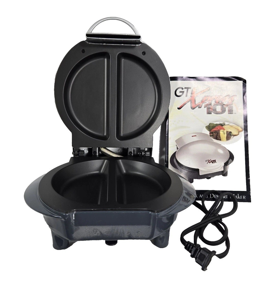 GT Xpress 101 Kitchen Countertop Appliance Grill, Sandwich, & Omelet Maker New!
