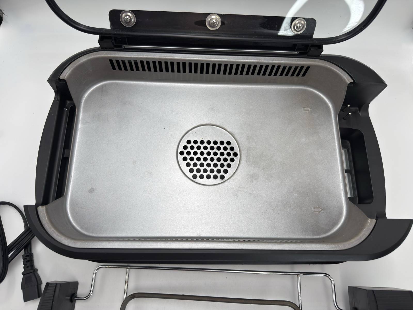 Hotshot Smokeless Indoor Grill Portable 2 Removable Grill Plates 1500W Camping