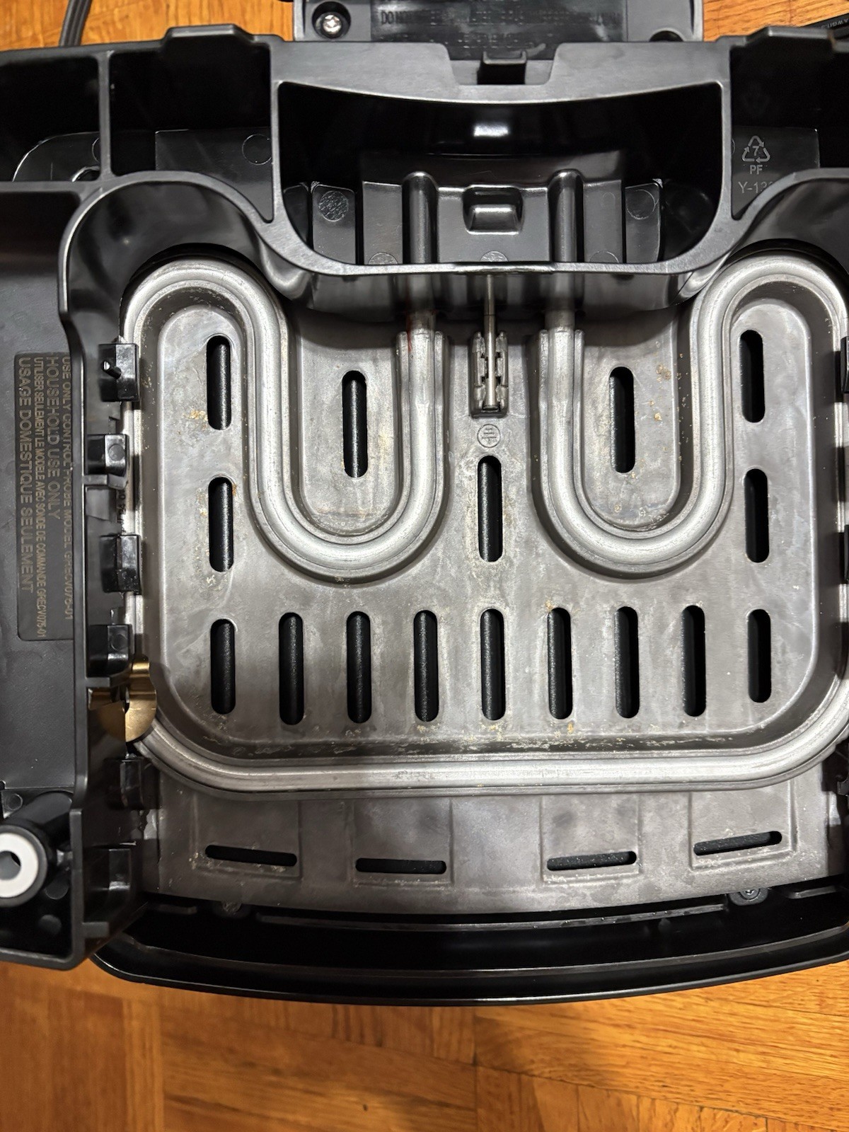 George Foreman – GRECV075B – 5-Serving Submersible Grill – Black Plates
