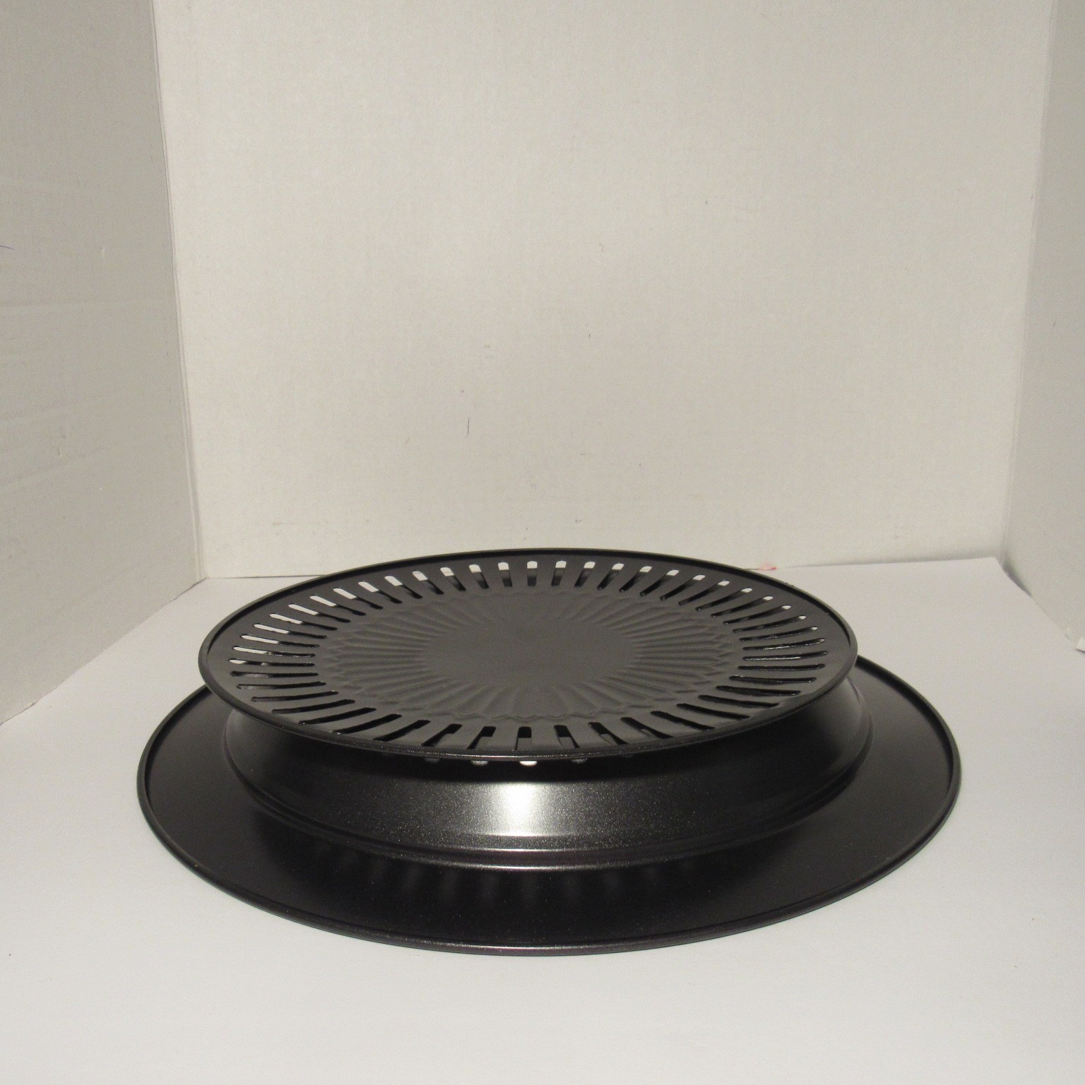 CHEFMASTER KTGR5 Smokeless Indoor Stovetop Black Barbeque Grill, 2 PCS