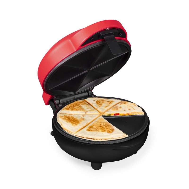 Mini Quesadilla Maker 550W Nonstick Portable 6 Slice Taco Machine Easy Cleanup