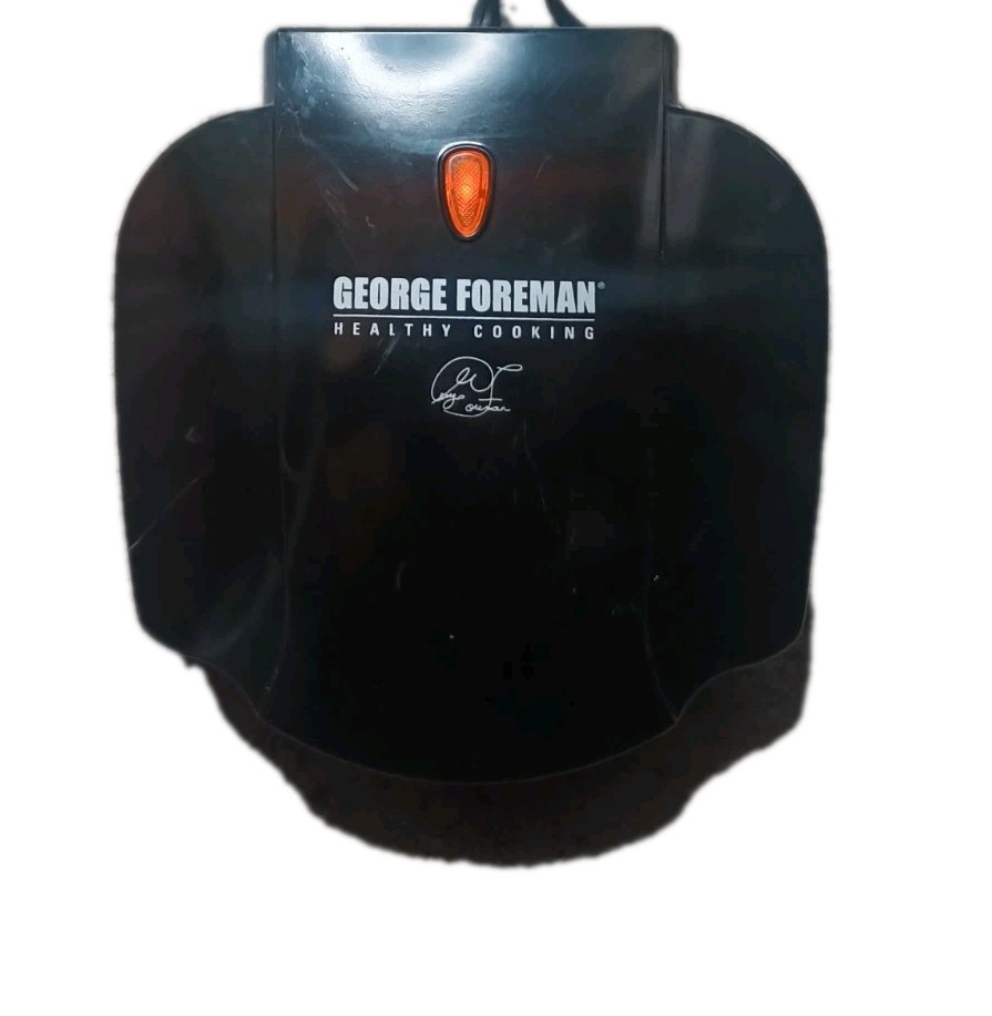 George Foreman GR0036B Grill Electric Indoor Non- Stick Grill Tested Working