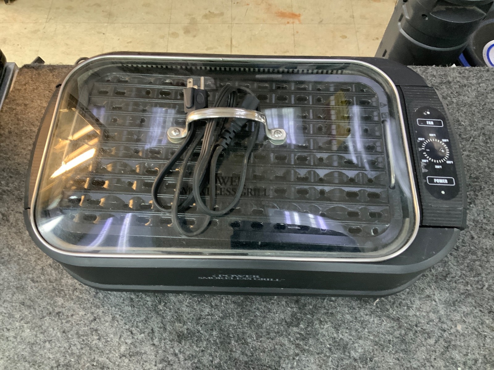 Tristar PG-1500 Power Smokeless Grill Indoor Electric Grill