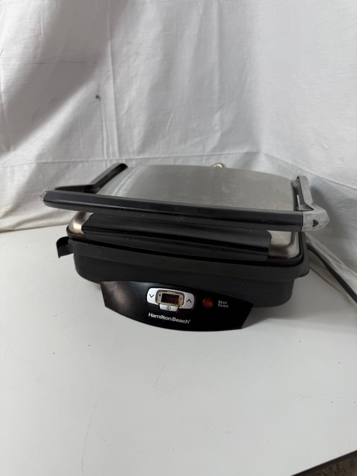 Hamilton Beach Panini Press Grill G35 Stainless Steel Nonstick Plates