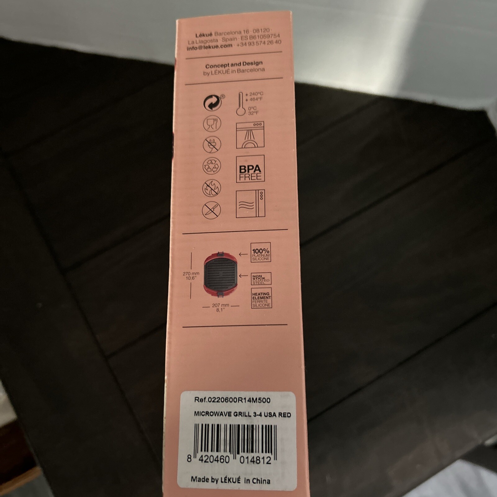NEW- LEKUE MICROWAVE GRILL XL