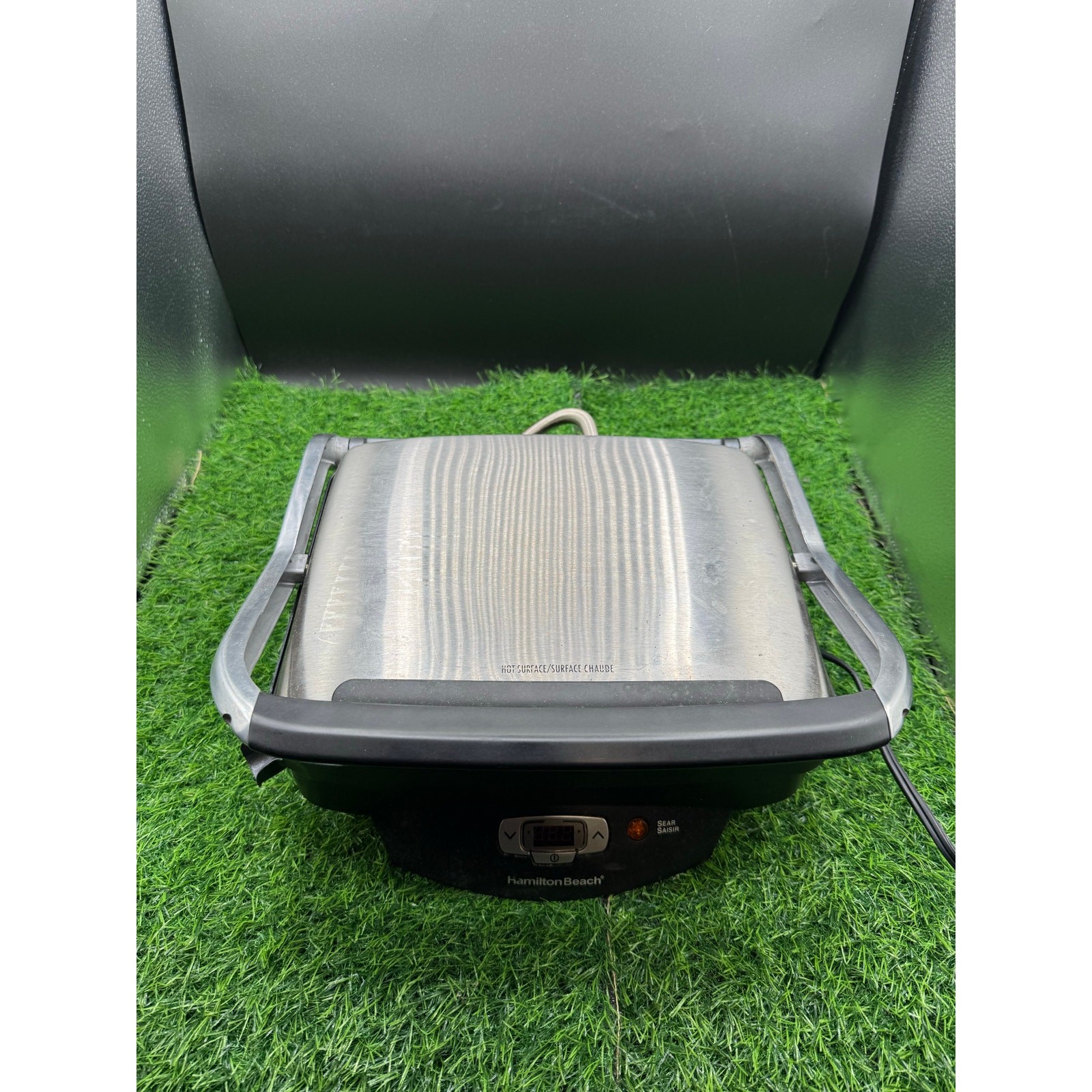 Hamilton Beach Steak Lover’s Indoor Grill – Model 25331 – Tested/Works