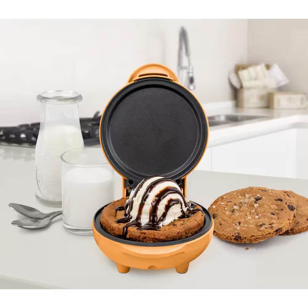Mymini 19.6 Sq. In. Orange Personal Electric Griddle