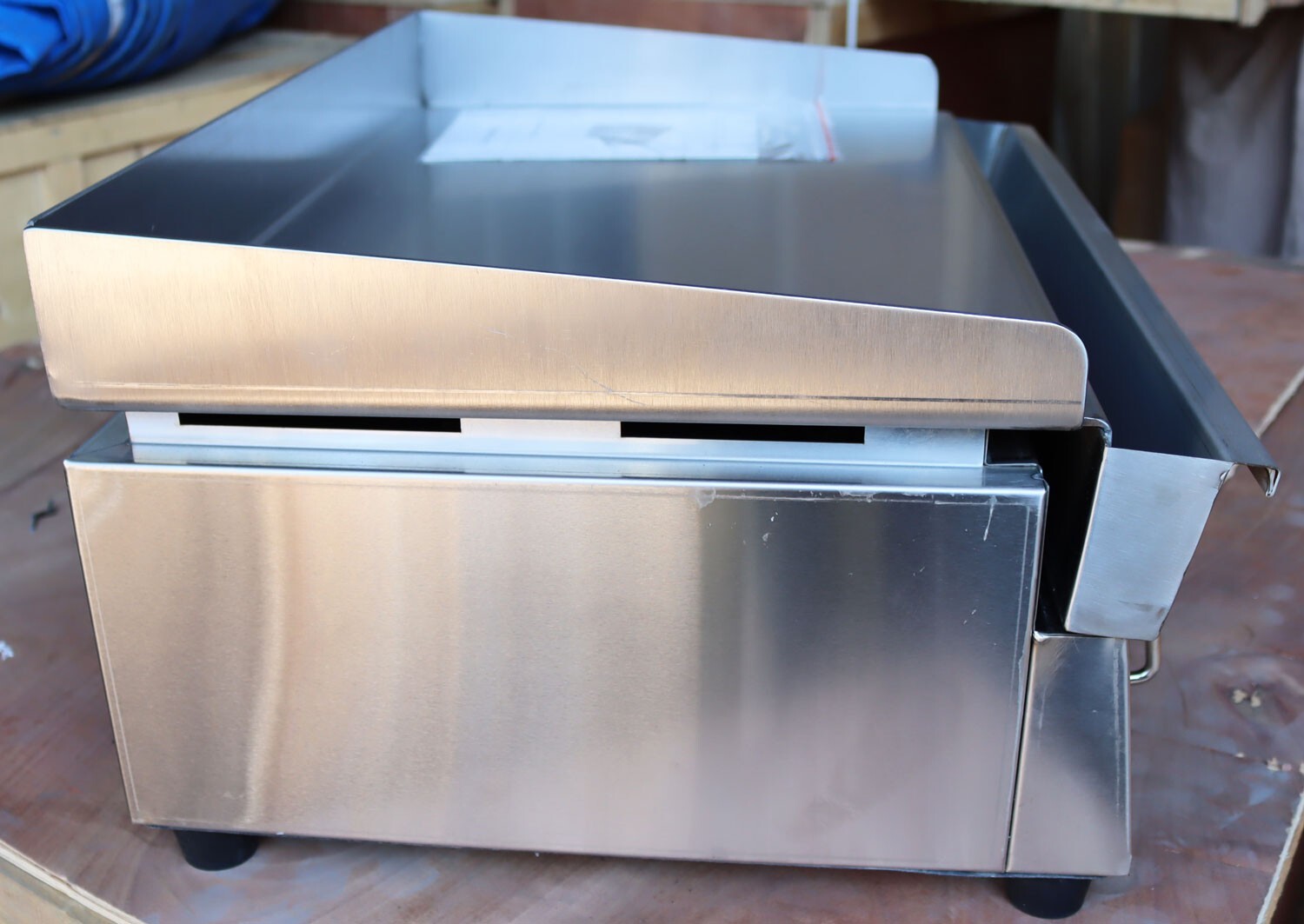 PreAsion Commercial Grill Griddle LPG Countertop Griddle Flat Top Grill Hot Plat