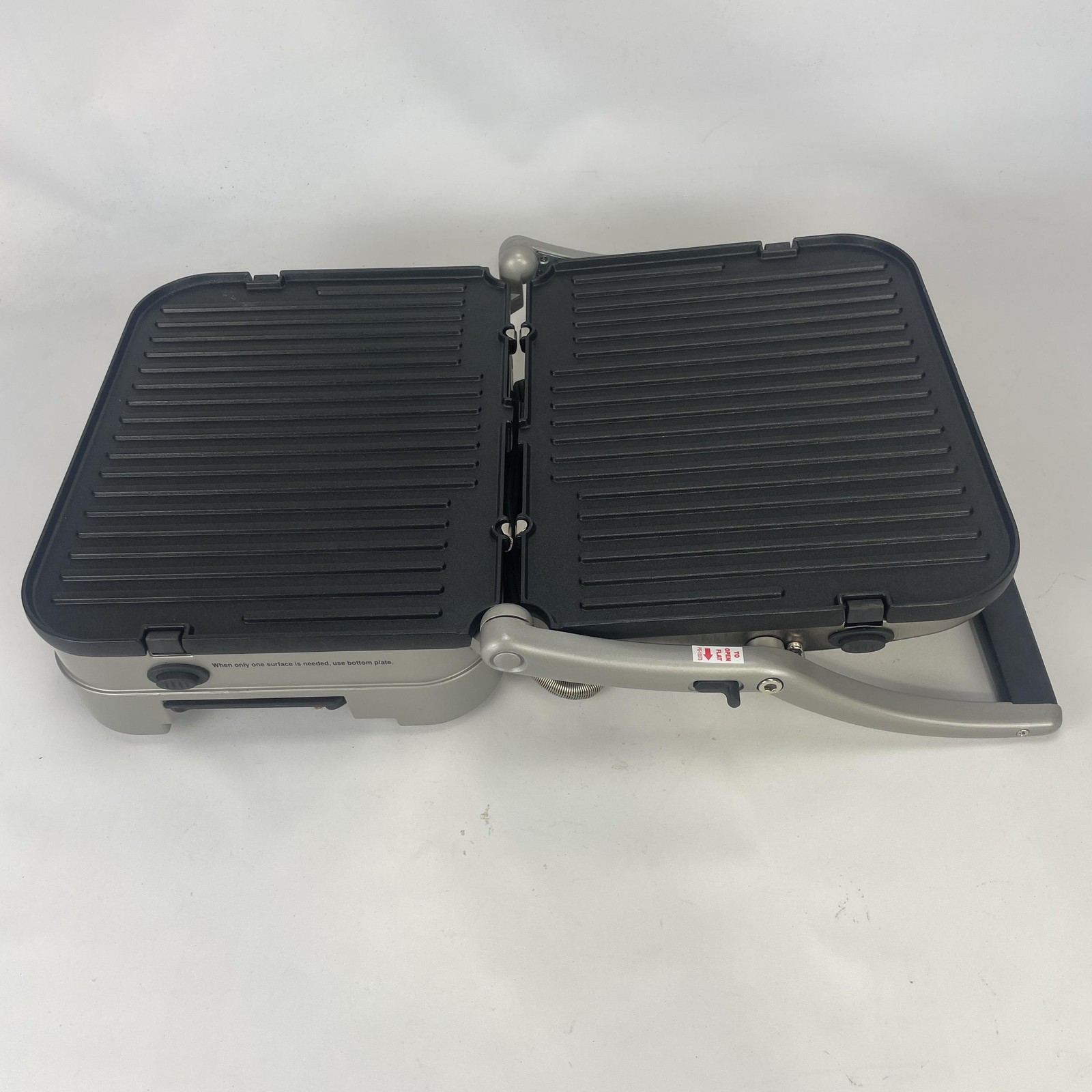 Cuisinart 5-in-1 Griddler Stainless Steel Electric Indoor Grill Panini GR-4N
