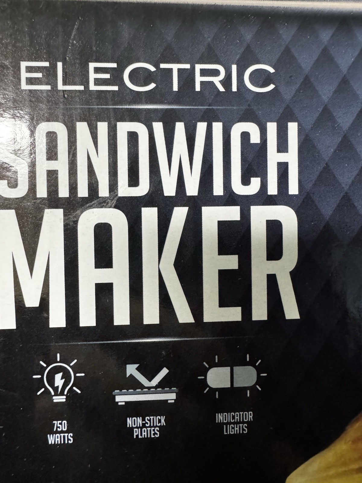 2-Slice Electric Sandwich Maker Non Stick Grill, Black (GPS401B)