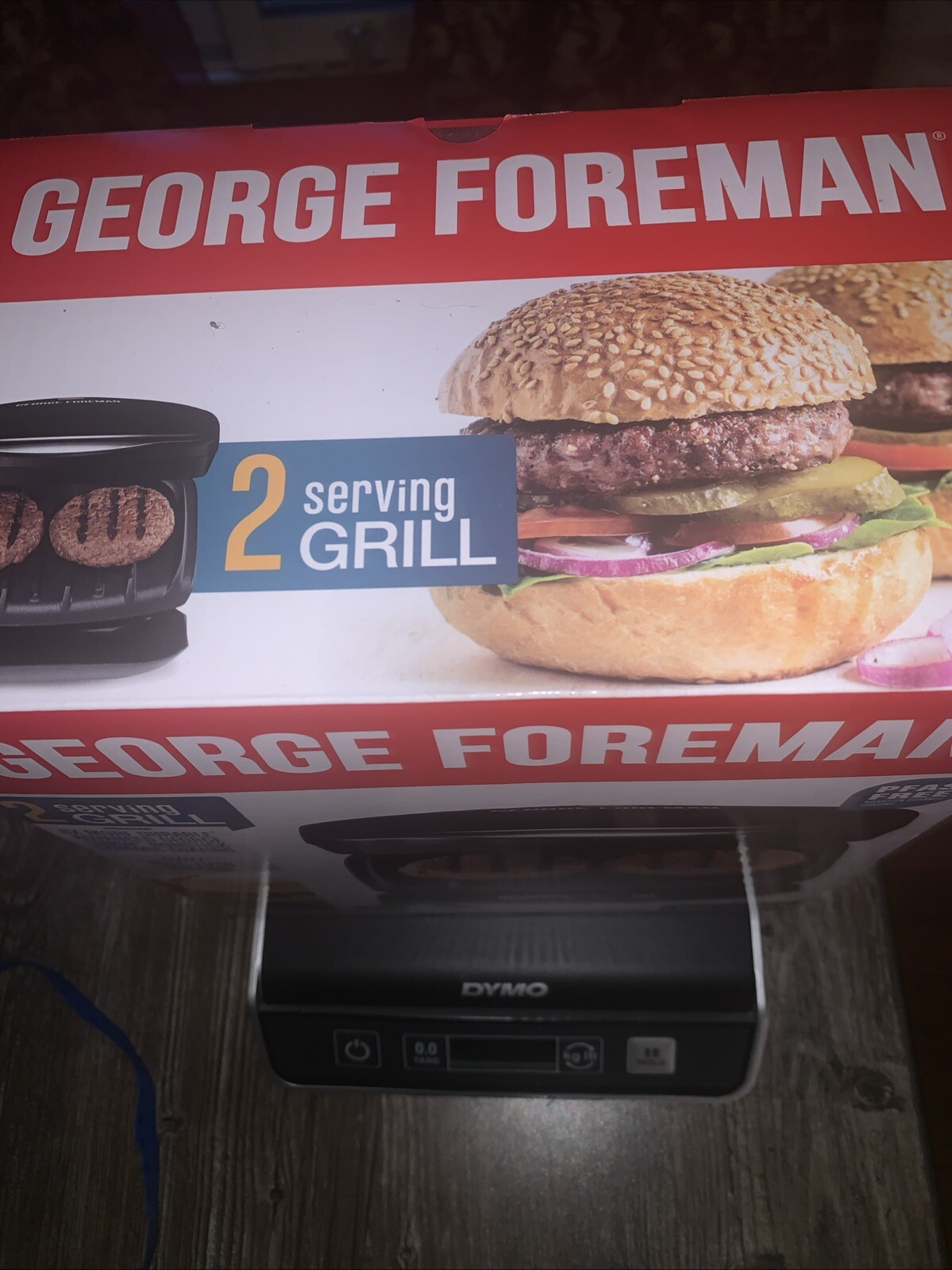 George Foreman 2 Serving Grill PFAS FREE Black