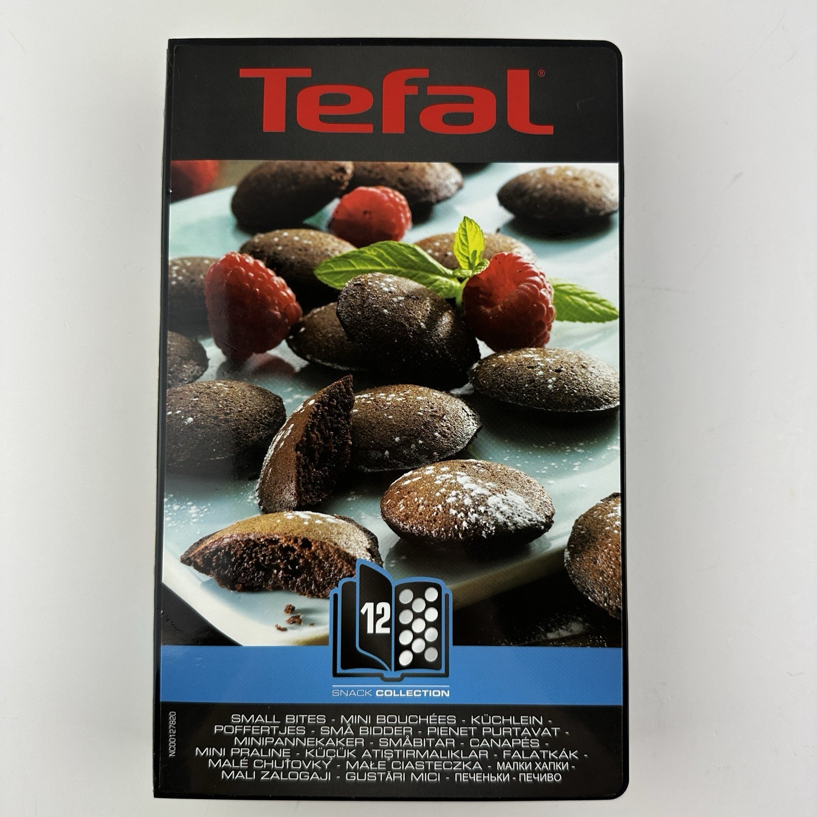 Tefal Plates Snack Collection Small Mini Bites 2 Grill Plates New Open Box