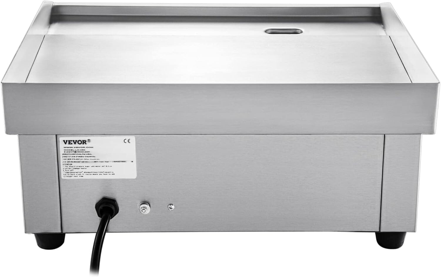 VEVOR Commercial Electric Griddle, 18″ Teppanyaki Grill, 1600W Electric Flat Top