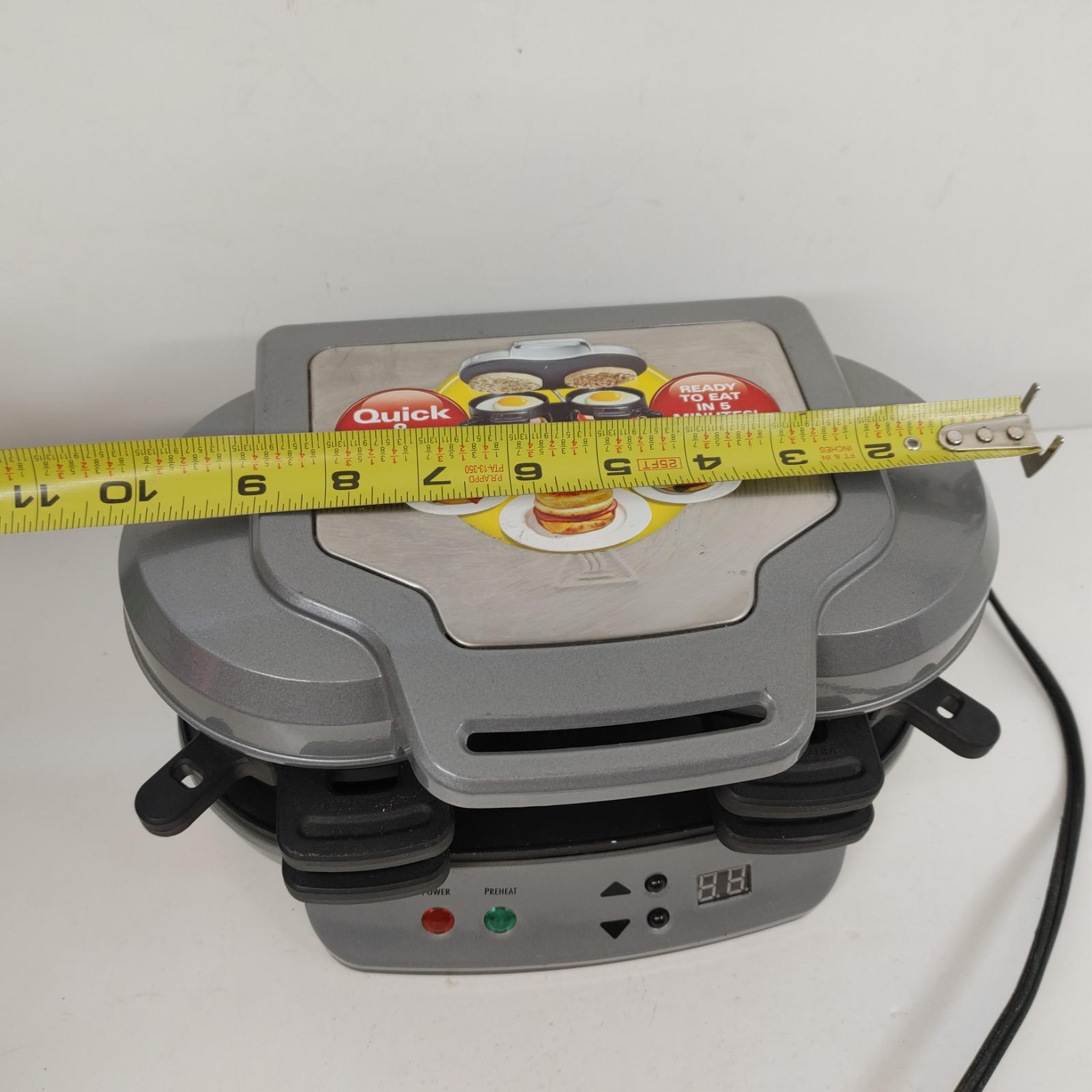 Hamiton Beach 25490 Dual Breakfast Sandwich Maker Griddle Works