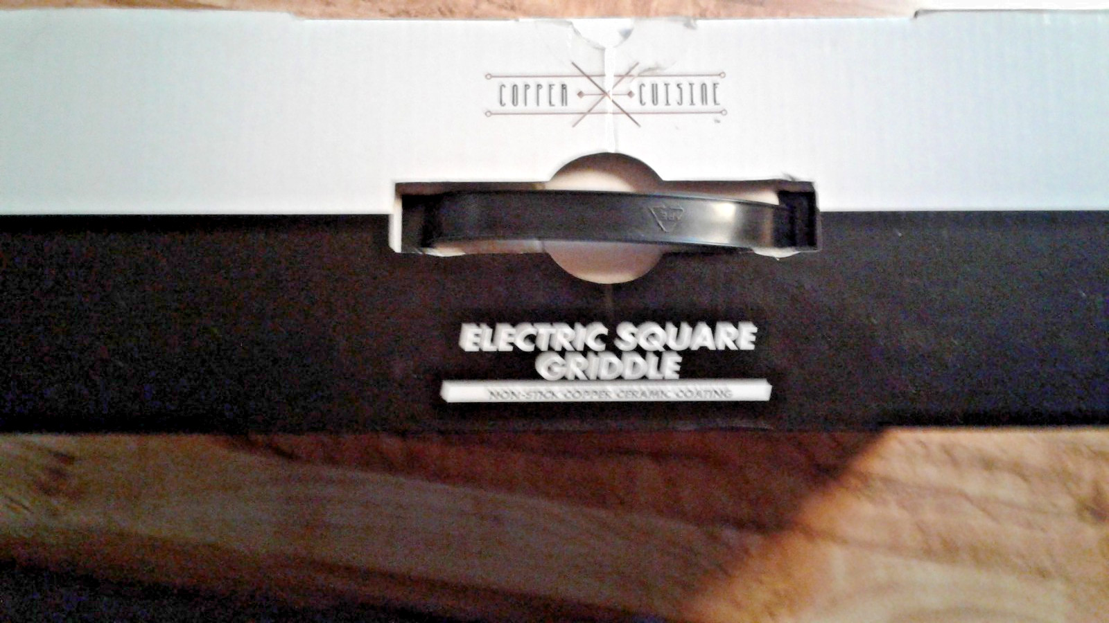 Electric Square Griddle 10.5 Non-Stick/Thermostat/Cool Handles 1400W Power