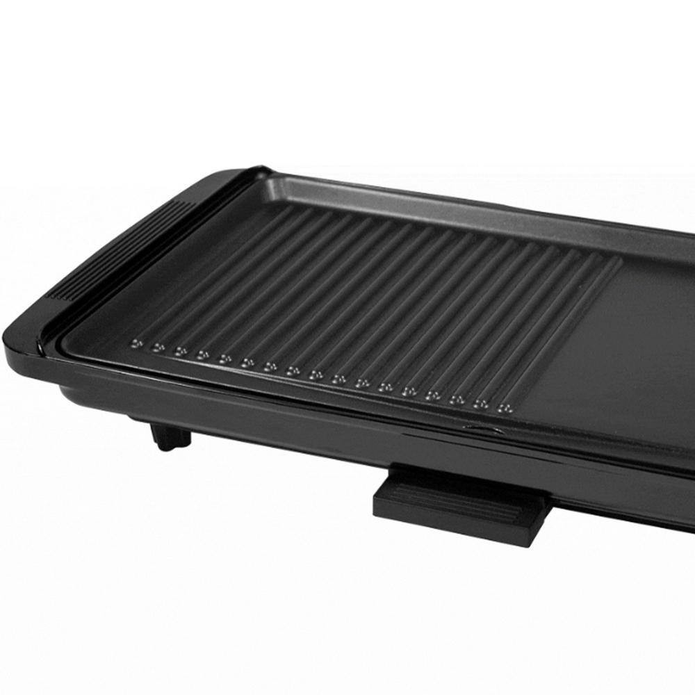 Better Chef 160 sq. in. 2-in-1 Family Size Electric Counter Top Grill/Griddle Bl