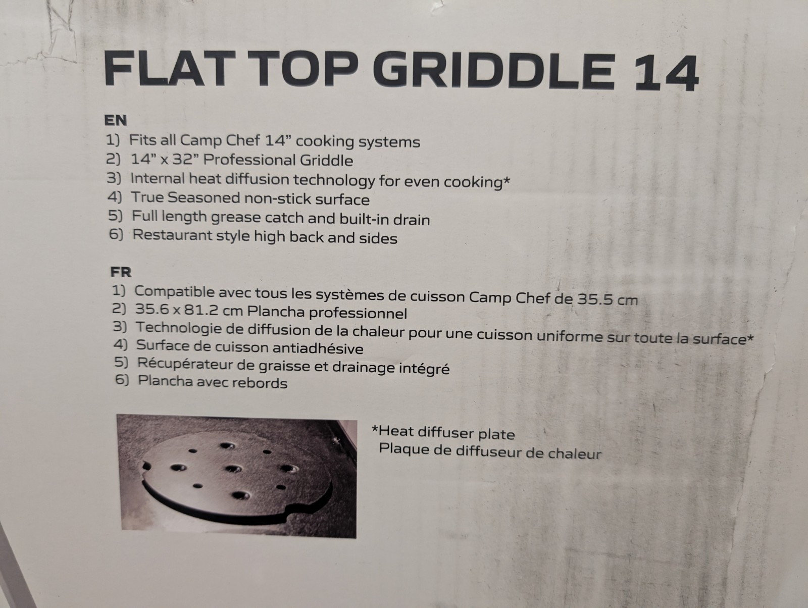 Camp Chef 14″ Flat Top Griddle