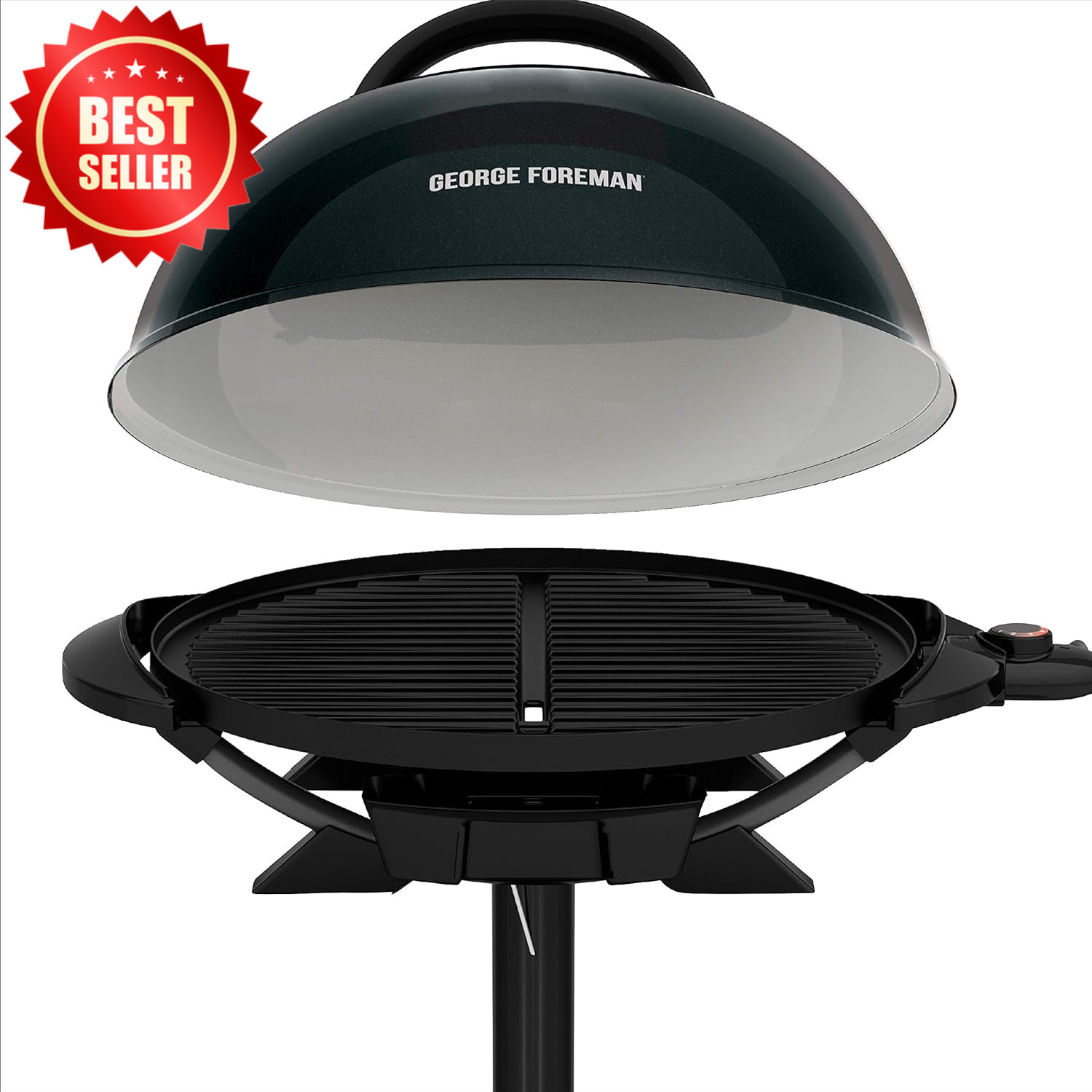 Indoor Outdoor Electric Grill Patio 15-Serving Removable Stand US