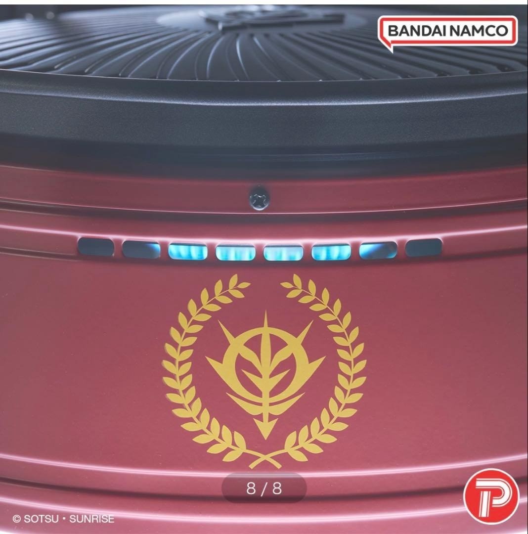 Cassette Gas Smokeless Yakiniku Grill Yakimaru MS-06S Char’s Zaku II Model New