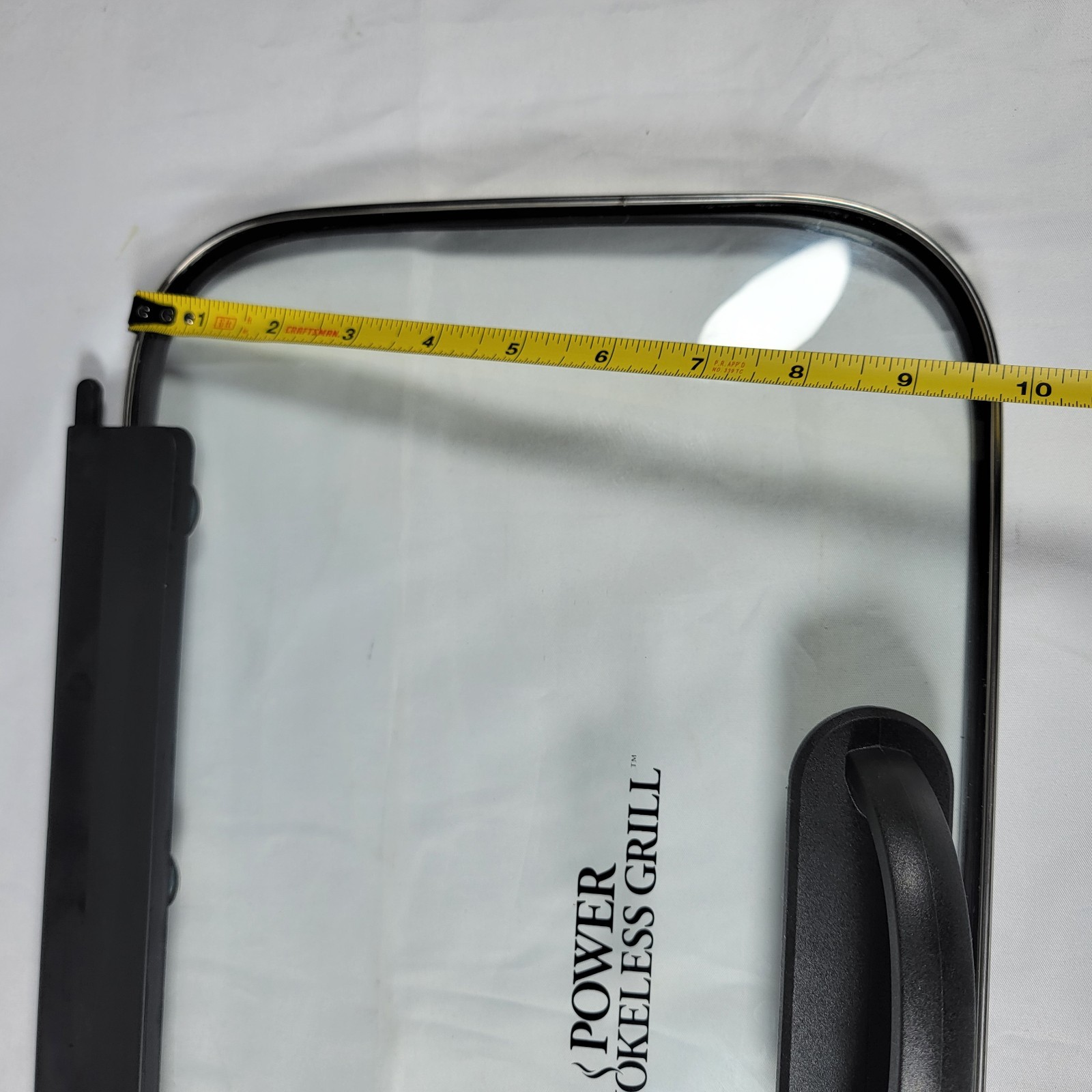 POWER XL Smokeless Grill PG-1500FDR GLASS LID with Handle Replacement