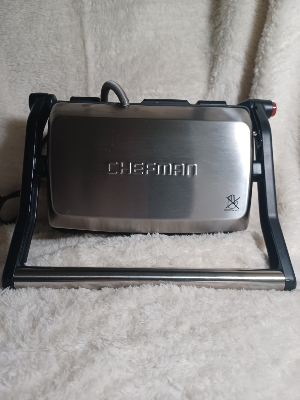 Chefman Electric Panini Press Grill and Gourmet Sandwich Maker Non Stick