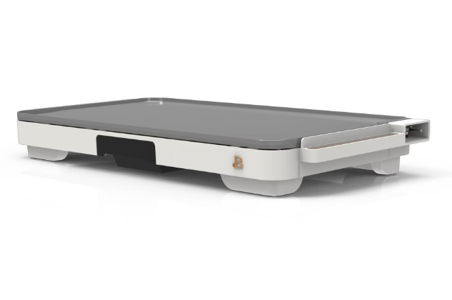 Beautiful Griddle 12×22 with backsplash, White Icing