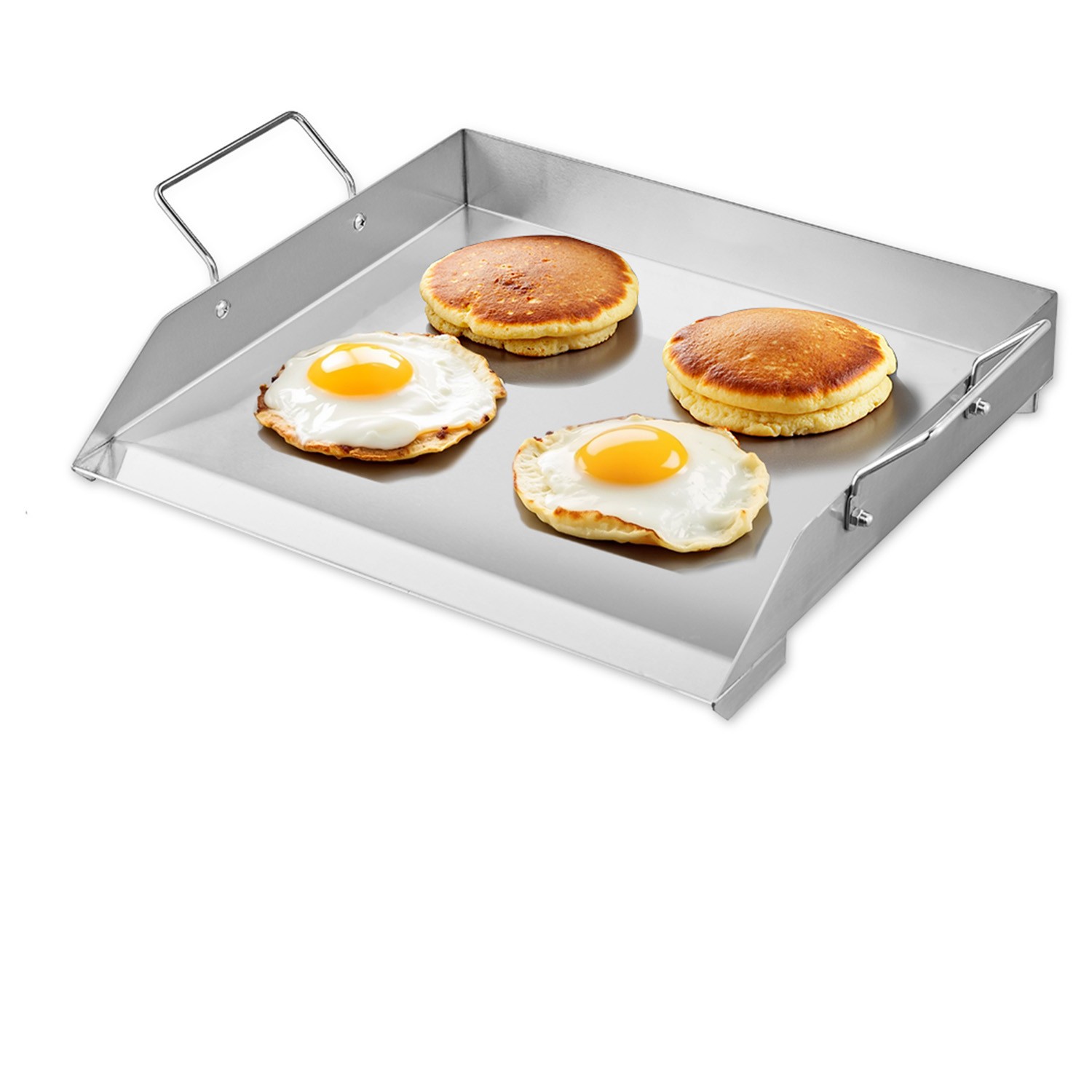 18″x16″ Flat Top Griddle Stainless Steel BBQ Grill Pan