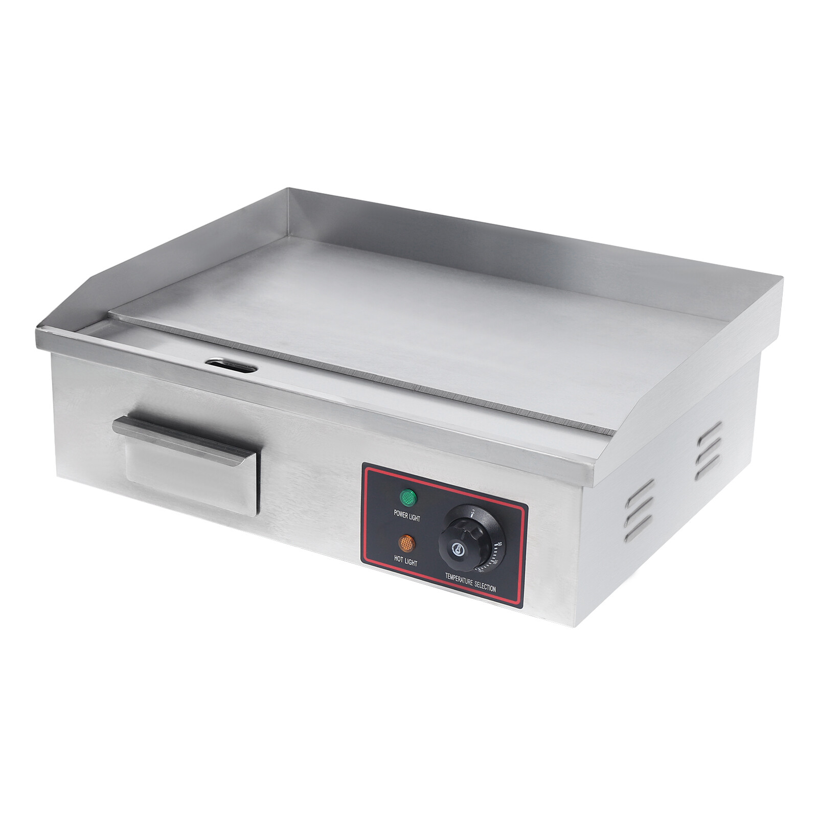 Electric Hot Plate Grill 110V Stainless Steel Countertop Griddle 54*40*21cm