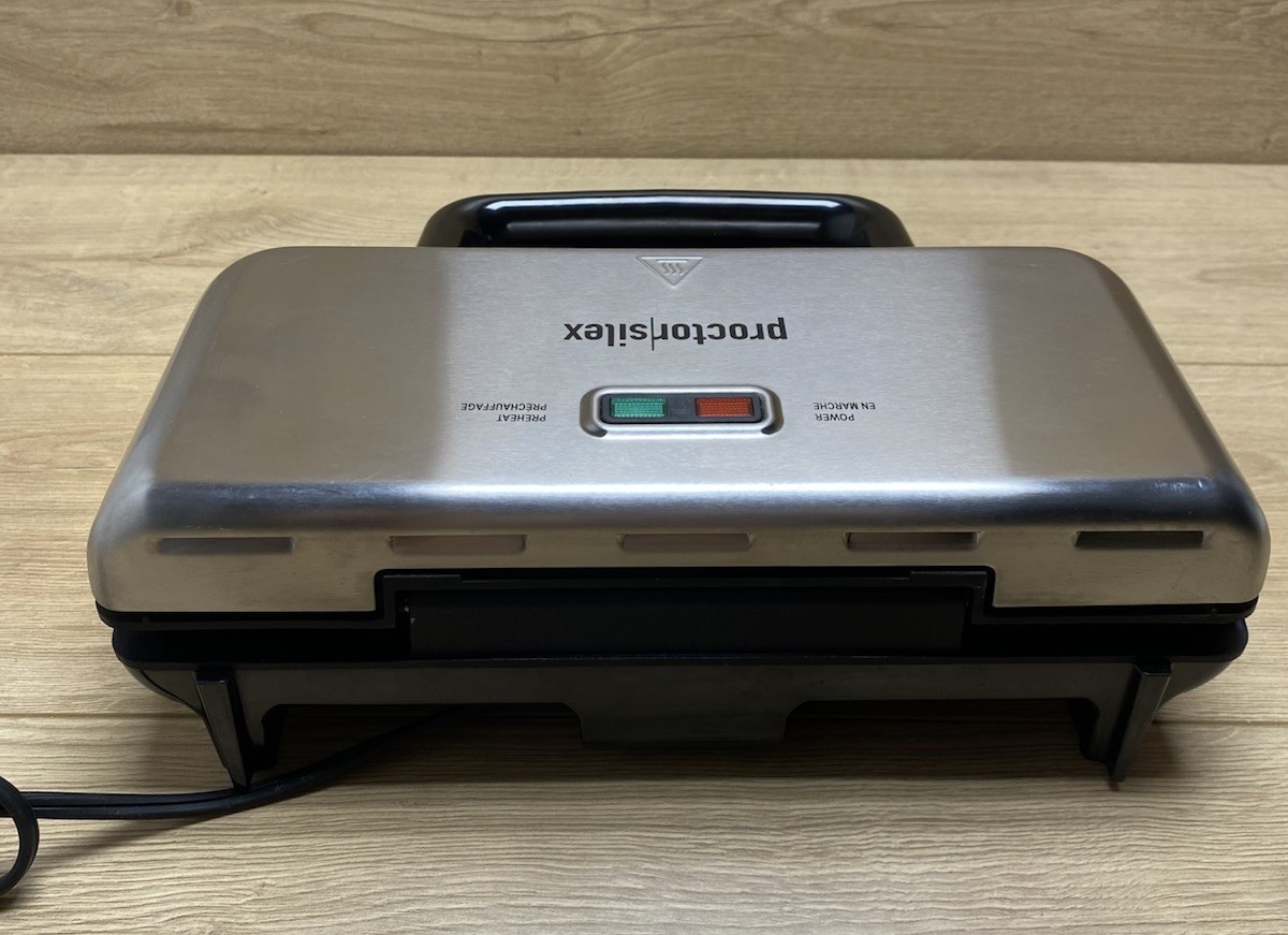 Proctor Silex 25415PS Panini Press Sandwich Maker 700W Tested Clean