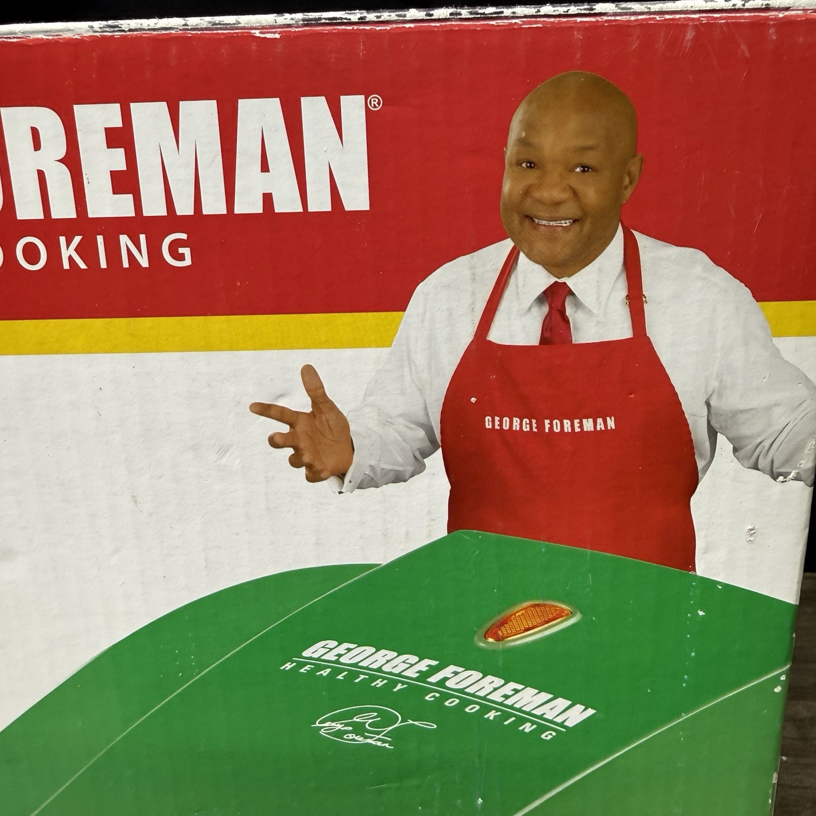 George Foreman Champ Grill – Healthy Cooking, Green (Model GR0036G)