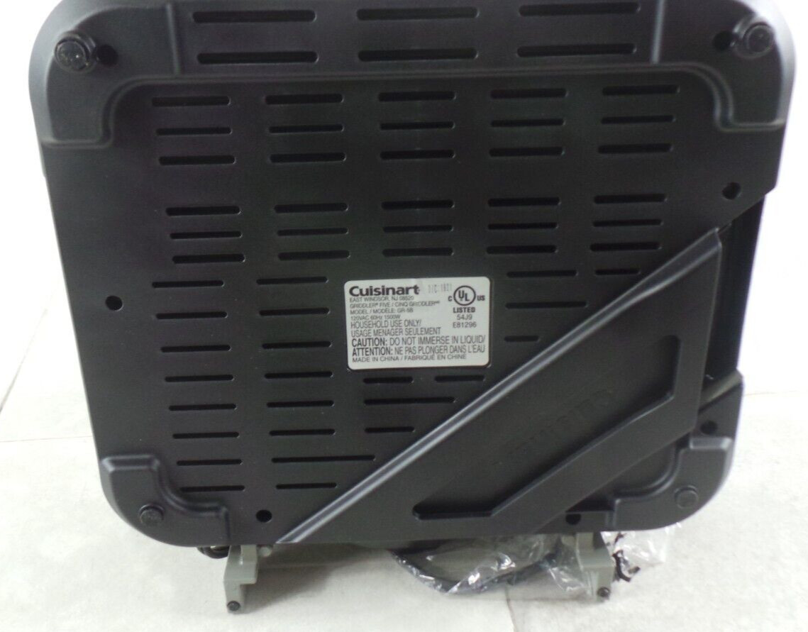 CUISINART GR-5B GRIDDLER (G125653-1 (RO) BY-114)