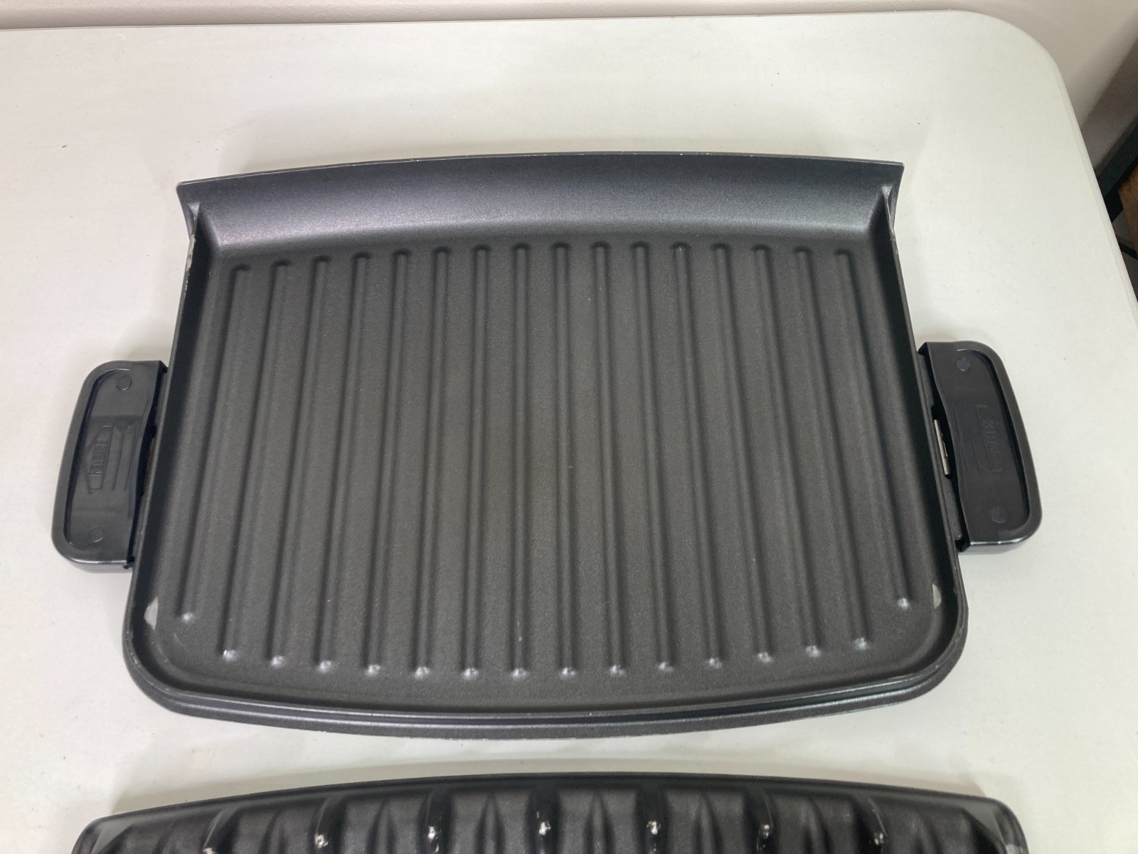 George Foreman Grill Plates GRP99 GRP95 GRP95R Removable Grates Top & Bottom OEM