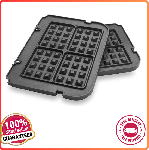 Waffle Plates Only for Cuisinart Griddler GR-4N, GR-5B, GR-6 and GRID-8N Series