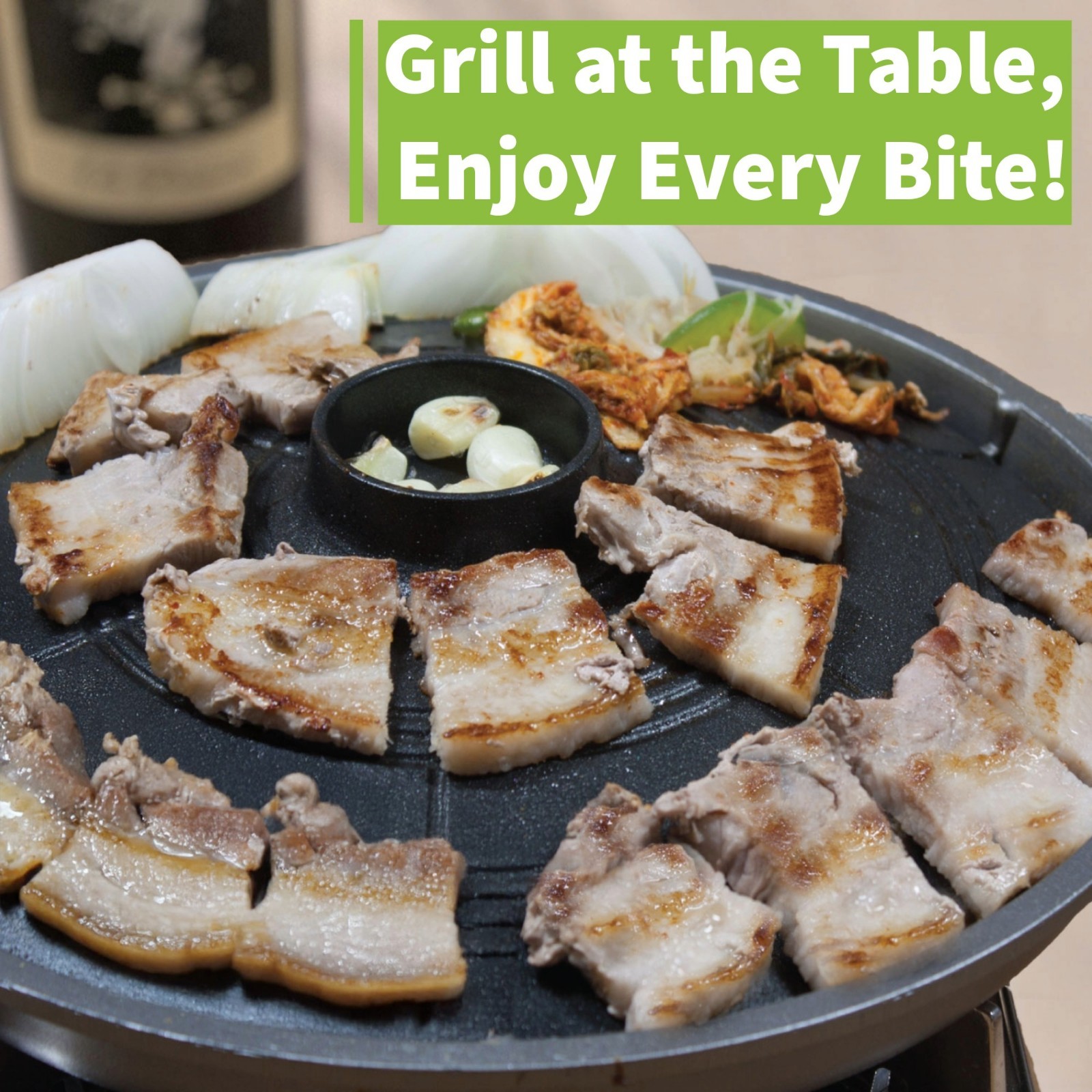 Korean Barbeque Grill, Stovetop, Table Top KBBQ, Indoor KBBQ, Made in Korea